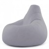 Крісло Мішок Груша Велюр 150х100 Студія Комфорту Великий сірий