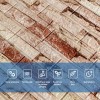Самоклеюча стінова 3D панель Sticker Wall SW-00001375 камінь кладка 700х770х5 мм