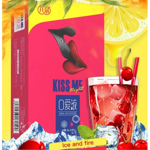 Лубрикант для орального сексу PinkNight KISS ME NIGHT 2in1 вишня та лимон в інтернет супермаркеті PbayMarket!