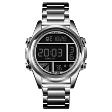 Наручний чоловічий годинник Skmei 1448 Indigo Сріблястий