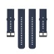 Ремінець силіконовий для годинника універсальний BeWatch HW 22 мм Синій