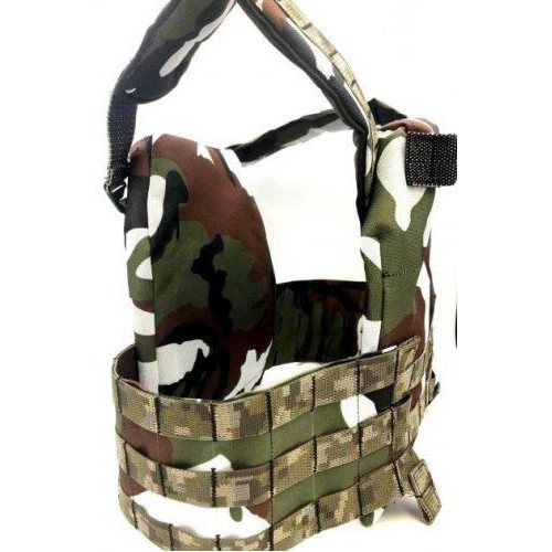 Плитоноска без плит із стропами No Brand Molle One Size Мультикам (1658594513) Плитоноска без плит із стропами No Brand Molle One Size Мультикам (1658594513)