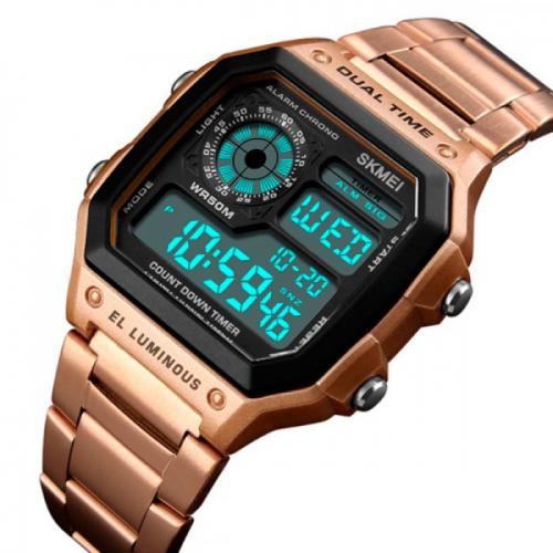 Чоловічий годинник Skmei 1335 Ripple Rose Gold Чоловічий годинник Skmei 1335 Ripple Rose Gold