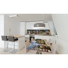 Наклейка вінілова на стіл Zatarga «Будиночок Прованс» 600х1200 мм Z180392st