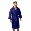 Вафельний халат Luxyart Кімоно (46-48) М Синій (LS-457) в інтернет супермаркеті PbayMarket!