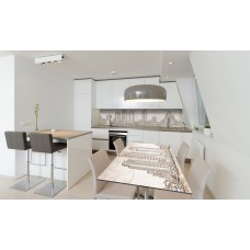 Наклейка вінілова на стіл Zatarga «Намальовані Хмарочоси» 600х1200 мм Z180850st