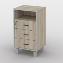 Тумба офісна Тиса Мебель ТМ-114 1 Сонома 75x35x40 см