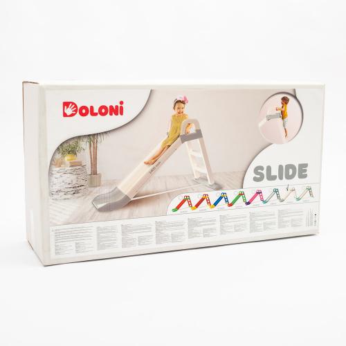 Гірка дитяча пластикова Doloni 0140/03 145 см Синьо-жовтий Гірка дитяча пластикова Doloni 0140/03 145 см Синьо-жовтий