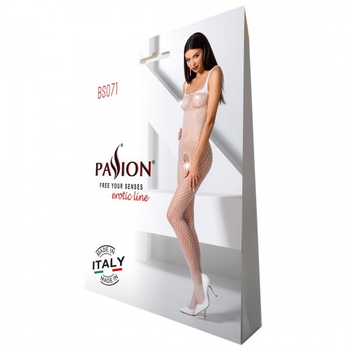 Бодістокінг Passion BS071 40-48 Білий (PBS071W) в інтернет супермаркеті PbayMarket!