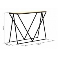 Консоль для дому в стилі Loft NS-394 970x1200x400 мм Белый Консоль для дому в стилі Loft NS-394 970x1200x400 мм Белый