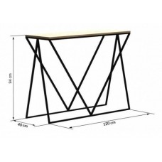 Консоль для дому в стилі Loft NS-394 970x1200x400 мм Белый