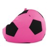 Крісло мішок М'яч Оксфорд 120см Студія Комфорту Великий Рожевий + Чорний