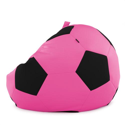 Крісло мішок М'яч Оксфорд 120см Студія Комфорту Великий Рожевий + Чорний Крісло мішок М'яч Оксфорд 120см Студія Комфорту Великий Рожевий + Чорний