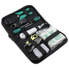 Набір сетевика для обтискання тестування та монтажу витої пари MHZ 7186 у чохлі