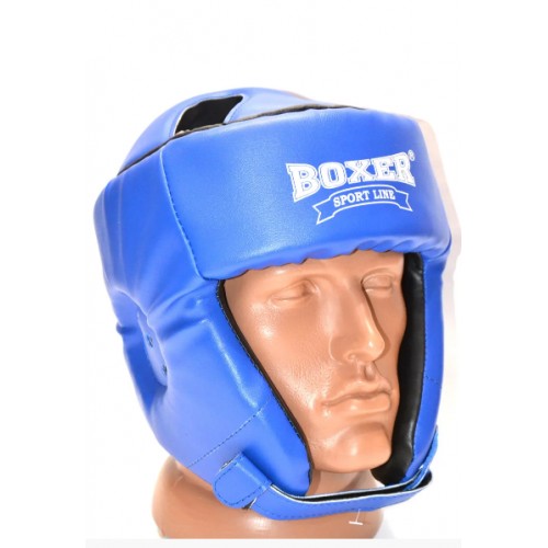 Шолом боксерський шкірвініл Boxer Sport Line L Синій (hub_ucbe6a) в інтернет супермаркеті PbayMarket!