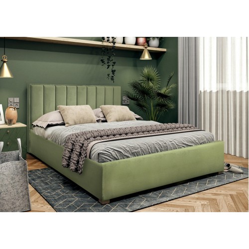 Ліжко BNB Arabela Premium 90 х 190 см Simple З додатковою металевою цільнозварною рамою Зелений в інтернет супермаркеті PbayMarket!