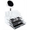 Настільний акриловий органайзер для косметики HLV Cosmetic Storage Box (1756374690)