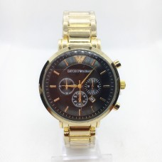 Наручний годинник чоловічий No Brand Emporio Armani Золотистий (IBW375YB)