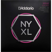Струни для електрогітари D'Addario NYXLS0942 Double Ball End Steinberger Nickel Wound Super Light Electric Guitar Strings 9/42