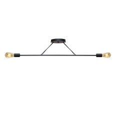 Люстра підвісна MSK Electric Asket на дві лампи Е27 NL 10320-2 BK Чорний (619546)