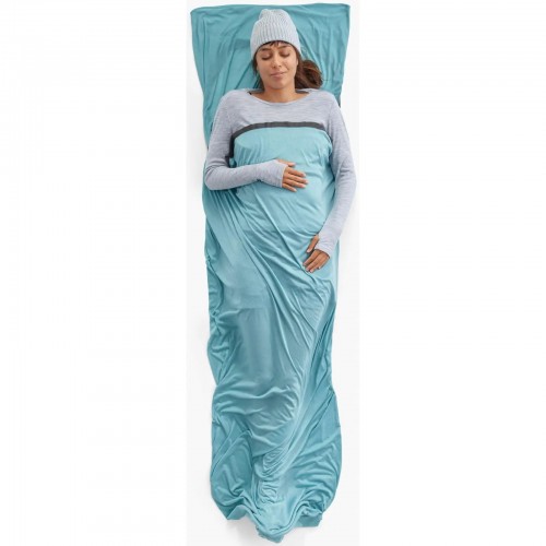 Вкладиш у спальник Sea To Summit Comfort Blend Sleeping Bag Liner Rectangular w/ Pillow Sleeve Бірюзовий (1033-STS ASL032071-250201)
