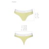 Спортивні трусики-стрінги Passion PS007 PANTIES yellow, size XL в інтернет супермаркеті PbayMarket!