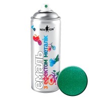 Емаль універсальна New Ton з ефектом металік Зелений 400 мл Емаль універсальна New Ton з ефектом металік Зелений 400 мл