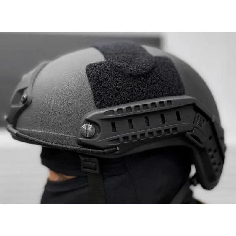 Тактичний шолом FAST IIIA NIJ та кавер Чорний 1850814721