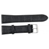 Ремінець для годинника Mykhail Ikhtyar шкіряний Ш22 мм Чорний (S620-22S black)