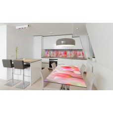 Наклейка вінілова на стіл Zatarga «Рожеві Тюльпани» 650х1200 мм Z180351/1st