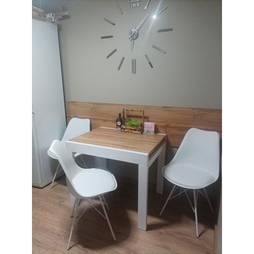 Стіл-трансформер Art in Head Kors 690x750x890 Дуб крафт золотий/Білий (TB17120000100) Стіл-трансформер Art in Head Kors 690x750x890 Дуб крафт золотий/Білий (TB17120000100)