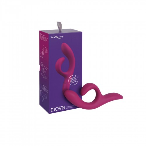 Смарт вібратор-кролик We-Vibe Nova Fuchsia, ергономічний, регульований кут нахилу стовбура в інтернет супермаркеті PbayMarket!