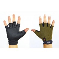 Тактичні рукавички з відкритими пальцями 5.11 BC-4379 М Оливковий (KL00201)