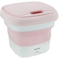 Пральна машина складана Maxtop 7399 Рожева з білим