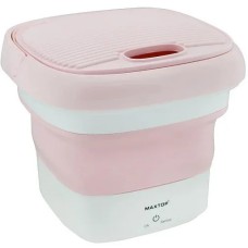 Пральна машина складана Maxtop 7399 Рожева з білим