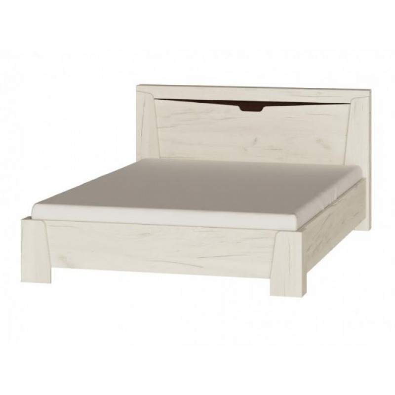 Ліжко двоспальне Еверест Ліберті-1600 Крафт білий