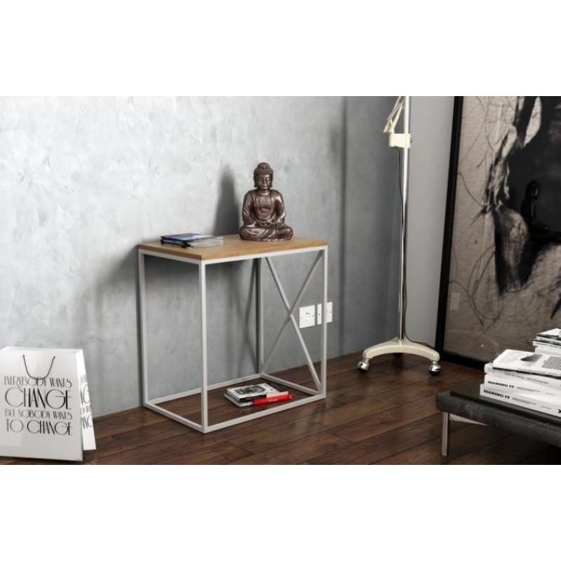 Консоль для дому в стилі Loft NS-335 650x600x400 мм Черный