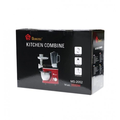 Кухонний комбайн Domotec MS-2052 3в1 6.5L 3500W Red