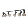 Світильник лофт MSK Electric Diadem стельовий NL 22151-6 BK