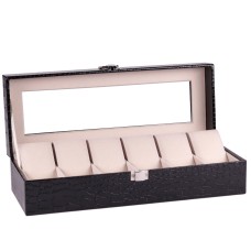 Скринька для зберігання годинників Craft 6PU.CROC.BL Чорний