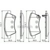 Гальмівні колодки Bosch передні дискові FIAT/SUZUKI Sedici/SX4 F PR2 0986495101 в інтернет супермаркеті PbayMarket!