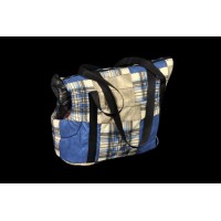 Сумка-перенесення для котів та собак Мур-Мяу Синя у клітку Сумка-перенесення для котів та собак Мур-Мяу Синя у клітку