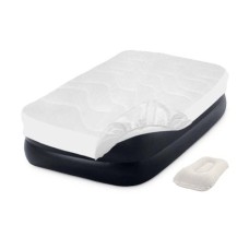 Надувне ліжко Intex 64122-3, 99 х 191 х 42 см, електронасос, наматрацник, подушка. Односпальне