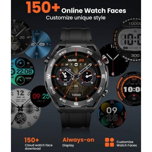 Смарт-годинник Haylou Watch R8 Black (HR8P0001BL) в інтернет супермаркеті PbayMarket!