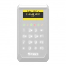 Сенсорна клавіатура Tiras Technologies K-PAD OLED+ (white) для керування охоронною системою Orion NOVA II