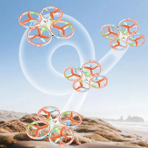 Квадрокоптер LH-X71 з підсвіткою та функцією розпізнавання перешкод Lead Honor Помаранчевий Квадрокоптер LH-X71 з підсвіткою та функцією розпізнавання перешкод Lead Honor Помаранчевий