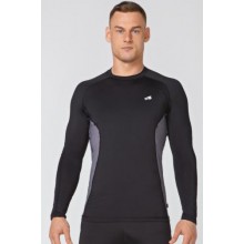 Чоловічий спортивний лонгслів Radical Fury Duo LS XXL Чорно-сірий (r0556)