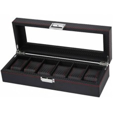 Шкатулка для зберігання годинників Craft 6PU.CRB.RD Чорний