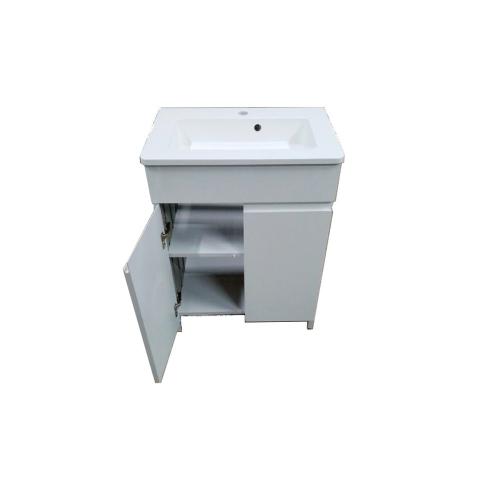 Тумба пластикова The MIX Одеса з умивальником зі штучного каменю 60 см Тумба пластикова The MIX Одеса з умивальником зі штучного каменю 60 см