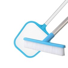 Набір 3в1 для догляду за басейном Intex 29054-3в1 — очищення стінок та поверхні води (щітка, сачок, ручка)